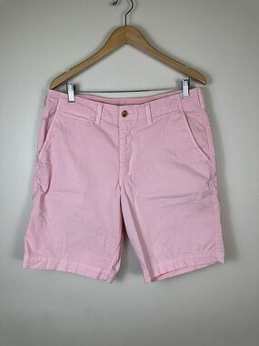 AMERICAN EAGLE Men's Medium Preppy Classic Pink Cotton Chino Shorts